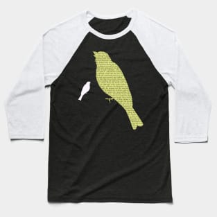Charlotte Bronte: Jane Eyre Birds Baseball T-Shirt